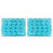 Beauticom 200 Clear Jars with Teal Lids - 3G/3ML BPA Free for Scrubs Oils Creams & Makeup Samples - International Shipping Available - Buy Online on GoSupps.com