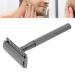 Long Handle Zinc Alloy Safety Razor for Men - Brass Handle Double Edge Razor with Base for Facial Care (Black) | International Shipping Available - Buy Online on GoSupps.com