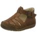 Falcotto Laguna VL-Closed-Toe Fisherman Leather Sandals 2 UK Brown Cognac 0d06