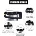 12pcs Wig Clip Set: Secure Wig Combs for Hair Extensions - Hair Extension Snap Clips with Safety Pins for Girls and Women - Buy Online on GoSupps.com