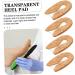 10 Pairs Reusable Silicone Heel Pads - Transparent Heel Covers for Women | Comfortable & Durable Heel Protection - Buy Online on GoSupps.com