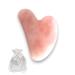 Padime - Rose Quartz Gua Sha Stone | Rose Quartz Gua Sha Tool | Reduce Facial Tension Pufiness - Lymphatic Drainage | Pink Gua Sha | GuaSha Facial Tools for Spa Skin Care Gift