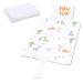 Wrapping pad for on the go - compact changing pad 75x45 cm foldable surface for changing water festival Washanging changing mat dinosaurs dinosaurs 75x45 cm
