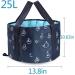 Collapsible Foot Soaking Bucket - Portable Travel Foot Bath Tub for Home Pedicure & Outdoor Camping - Buy Online on GoSupps.com