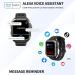 Yukigefe Smartwatch with Telephone Function | 1.8 Touchscreen | Unisex Alexa IP68 Waterproof Fitness Tracker & Health Monitor | 100+ Sports Modes | Black - Buy Online on GoSupps.com