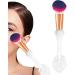 Cheek Makeup Brush | Face Foundation Brush - Soft Tricolor Bristles Foundation Setting Brush Ergonomic Silica Gel Handle Nylon Hair For Women Frifer - Buy Online on GoSupps.com