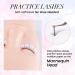 LANKIZ Eyelash Extension Kit for Beginners - Mannequin Head Practice Set with Individual Lashes, Glue, Tweezers and Training Lashes - Buy Online on GoSupps.com
