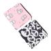 Exceart 2 pieces of sanitary napkins storage bag with zipper cotton cloth care pad holder bag portable sanitary napkin storage holder (sorted color)