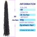 CLSFATION 36 Inch Faux Locs Crochet Braids Hair - 6 Pack Super Long Goddess Locs for Women - Pre-looped Synthetic Afro Roots Braid Collection - 1B - Buy Online on GoSupps.com