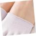 Childweet Invisible Half Socks for Men & Women | 4 Pair Cotton Toe-Topper Yoga Pads | Non-Slip Slippers | Ideal for Sandals | 10x7cm White - Buy Online on GoSupps.com
