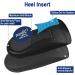 Orthopedic Insoles for Plantar Fasciitis & Flat Feet - High Support Arch Inserts (EU 36-41 Black) - Shock-Damping Relief for Heel & Midfoot Pain - Buy Online on GoSupps.com