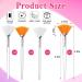 60 Soft Fan Brushes for Facials - Perfect Facial Applicator for Masks & Makeup | Yellow & White - Ideal for Women & Estheticians - Buy Online on GoSupps.com