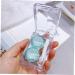 Homsfou Mini Container for Colored Contact Lenses - Japanese Style Lens Case with Mirror Blue Eye Contact Lens Cleaning Box (1.8x5cm) - Buy Online on GoSupps.com