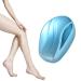 Crystal Hair Eraser Reusable Magic Painless Hair Eraser for Women Washable Crystal Hair Remover for Arms Legs and Back Blue
