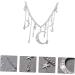 Holibanna Silver Dainty Necklace 1pc Star Moon Necklace Decor Rhinestone Necklace for Women Exquisite Girl Necklace - Buy Online on GoSupps.com