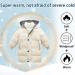 Milkiwai Kids Down Padded Winter Coat Size 130 - Beige | Boys & Girls Thick Jacket - Buy Online on GoSupps.com