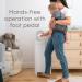 Diaper Genie Platinum Diaper Pail White - Made in Durable Stainless Steel and Includes 1 Easy Roll Refill with 18 bags - Buy Online on GoSupps.com
