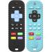 Goorder Beißring Baby silicone baby toys 6 months soft baby tooth toys BPA-free remote control bite toy Kachtzeiten for 6-12 months young girls babies toddlers