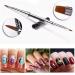 Kalolary 3PCs Acrylic Nail Brushes - Perfect Gel Nail Art & Design Accessories for Professional Nail Care - Buy Online on GoSupps.com
