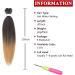 Xtrend EZ Braids 8Packs Pre-Stretched Easy Braiding Hair Extensions for Box Braids Hair 20 Inch Ombre Blonde Hot Water Setting Synthetic Fiber Hair Extensions T27# 20 Inch (Pack of 8) T27# - Buy Online on GoSupps.com