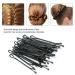 200 Metal Wave Hair Clips & Bobby Pins for Girls & Women - 2.17 Inch Black Hairpins - International Shipping Available - Buy Online on GoSupps.com