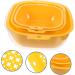 Zerodeko 1 Set Fruit Drain Basket Plastic Storage Baskets Kitchen Drain Basket Vegetables Draining Basket 32X27CM Orange - Buy Online on GoSupps.com
