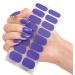 Art Nail Gel Stickers 16 Strips Full Cover Nail Stickers Nail Polish Wraps Adhesive Nail Art Decorations Manicure Nail Stickers for Woman Cs016 - Buy Online on GoSupps.com