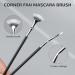 Dolly Mascara Fan Brush Set for Natural Lifted Effects - Angled Eyelash Makeup Tools (2 PCS) - Buy Online on GoSupps.com