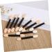 BIUDECO 40pcs Sponge Stick Glitter Eyeshadow Brush Eyeshadow Brush Double End Flat Makeup Brush Plastic Abs - Buy Online on GoSupps.com