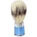 NSNT Exquisit Men's Shaving Brush - Fashionable Aluminum Beard Gift with Classic Safety Handle - 10x15cm Silver - Buy Online on GoSupps.com