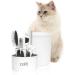 Catit Grooming Kit for Medium-Longhaired Cats. Canister includes 5 tools: Pin brush Long dematter metal slicker brush grooming comb with rolling pins and curved nail clippers - Buy Online on GoSupps.com
