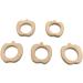 Wendysun 2pcs Cartoon Wood Teether - Natural Animal Pear Shape Baby Teething Toy - Buy Online on GoSupps.com