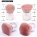 Ranvi Foundation Brush Portable Mineral Brush Angle Large Face Brush Pink Round Brush + Bevel Brush 2PCS - Buy Online on GoSupps.com