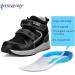 Orthopedic High-top Corrective Sneakers for Toddlers - Arch & Ankle Support, Non-Slip Soles - 1 Little Kid Black - Buy Online on GoSupps.com