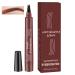 1 PCS Eyebrow Pencil Eyebrow Pen Waterproof Brow pen Microblading Eye Brow Pencils Long Lasting Natural Eyebrow Pen Reddish-brown 1 count (Pack of 1) 01 Reddish-brown