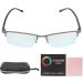 Ultra-Light Color Weakness Correction Glasses for Red-Green Color Blindness | Silver & Black Alloy Frame - Buy Online on GoSupps.com