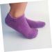 SOESFOUFU Gel Socks for Moisturizing Spa Gel Socks Cracked Heel Socks Spa Socks Cracked Skin Socks Moisturizing Gel Socks Moisturizing Socks Cracked Skin Gloves Socks for Heels Indoor Purple - Buy Online on GoSupps.com