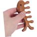 Frcolor Fish-Shaped Massage Comb - Gua Sha Facial Tool & Wooden Ridge Scalp Massager for Hair Care | Best International Shipping - Buy Online on GoSupps.com
