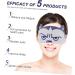 PLAFOPE 1pc Blindfold Travel Eye Mask Eye Mask Cooling Eye Mask Eye Mask for Sleeping Eye Patches for Sleeping Eye Mask Eyepatch for Adult Eye Patches for Adults Light Canvas - Buy Online on GoSupps.com