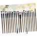 Baluue 20pcs Eyeliner Eyeshadow Brush Kit Makeup Brush Kit Eyeshadow Tools - Buy Online on GoSupps.com