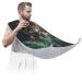 Owl Plant Beard Bib Apron Beard Hair Catcher for Men Shaving Fathers Day Anniversary Christmas Gifts for Dad Husband Beard Bib with 2 Suction Cups
