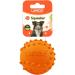 Buy Laroo Durable Natural Rubber Dog Ball - Squeaker Toy for Small & Large Dogs - 6.5cm Orange - Buy Online on GoSupps.com