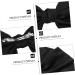 FRCOLOR Bow Hairpin Bride Hair Bow Elegant Hair Bow Bridal Headpieces for Wedding Back Hair Bow Holiday Hair Pins French Hair Clips Hair Bow Clips Baby Bow Tie Items Fabric (cotton) 24x14cm Black - Buy Online on GoSupps.com