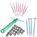 32 Pcs Clay Fondant Extruder Cake Decorating Supplies Sugar Modeling Tool  Clay Extruder Gun with 20 Tips Sugar Paste Extruder  Ball Stylus Dotting Tool & Cake Crafts Clay Sculpting Tools