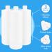 3 Pack 16oz Plastic Bottles with 6 Caps - BPA-Free & Latex-Free, Food-Grade for Shampoo, Body Wash, Sauces & More - Buy Online on GoSupps.com