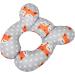 Baby Car Seat Travel Neck Pillow - Cute Fox Design | Infant Head Support Cushion for Pushchair, Stroller, Car Seat | Soft U-shaped Neck Rest Protector - Buy Online on GoSupps.com