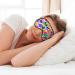 Colorful Dog Paw Print Double-Sided Eye Mask Soft and Light Blocking for Enhancing Sleep Quality - Buy Online on GoSupps.com