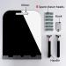 Deluxe Shower Mirror for Shaving with Razor Holders & Spare Shaver Heads - Large 10.5 x 8 Shatterproof Wall Hanging Mirror for Bathroom & Travel - Buy Online on GoSupps.com