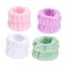 VALICLUD 4paires Bracelets Pour Laver Le Visage Et Anti-transpiration De Bandeaux Confortables Et Filles