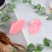 2-Piece Silicone Lip Scrub Brush Set - Exfoliating Brush Tool for Smoother Fuller Lips - Ideal for Men & Women (Pink - Buy Online on GoSupps.com